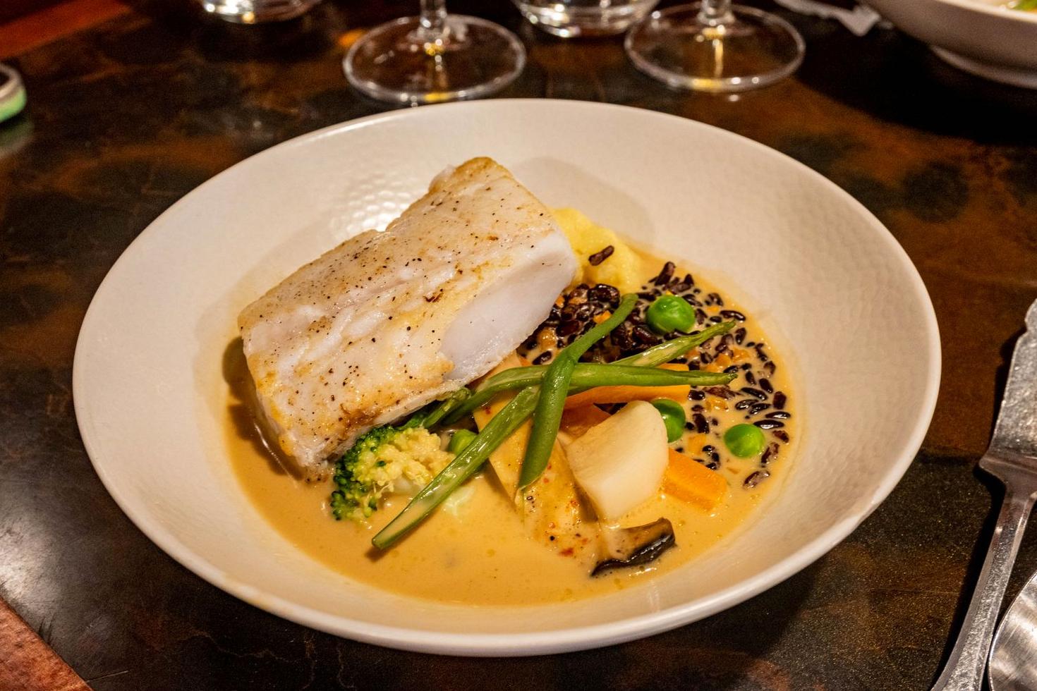 Poisson frais dressé par un maître artisan